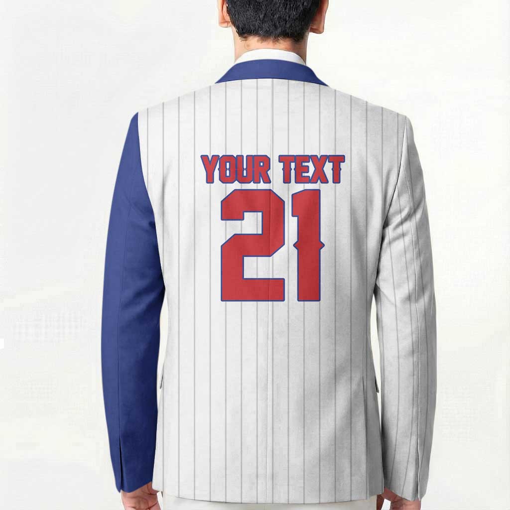 Custom Dripping Baseball Cuba Blazer