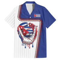 Custom Dripping Baseball Cuba Hawaiian Shirt