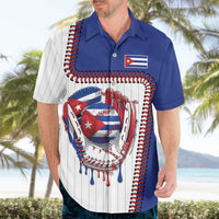 Custom Dripping Baseball Cuba Hawaiian Shirt