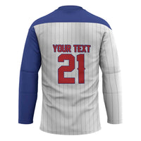 Custom Dripping Baseball Cuba Hockey Jersey