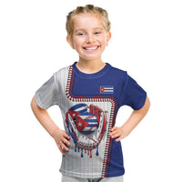 Custom Dripping Baseball Cuba Kid T Shirt