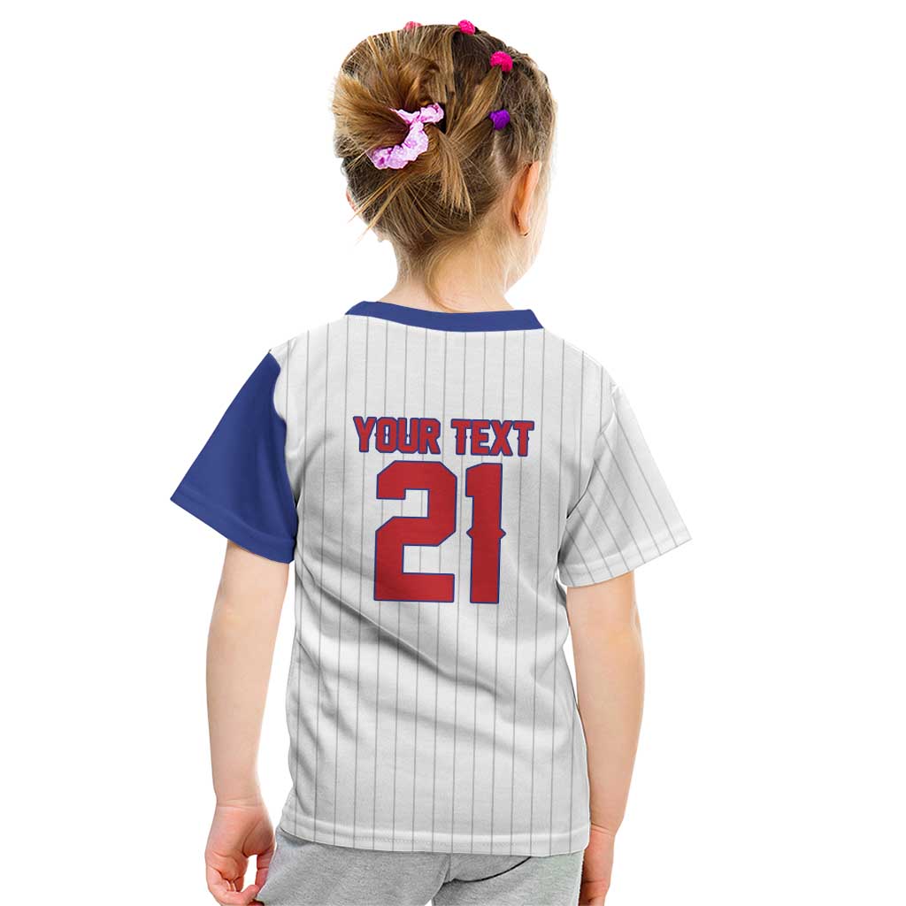 Custom Dripping Baseball Cuba Kid T Shirt