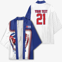 Custom Dripping Baseball Cuba Kimono