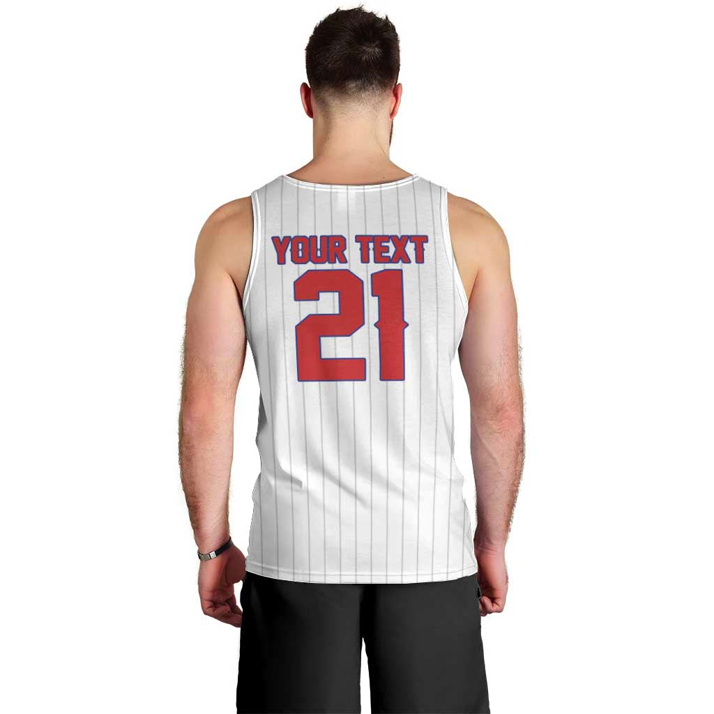 Custom Dripping Baseball Cuba Men Tank Top
