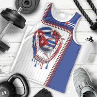 Custom Dripping Baseball Cuba Men Tank Top