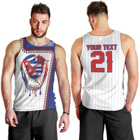 Custom Dripping Baseball Cuba Men Tank Top