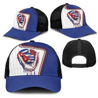 Dripping Baseball Cuba Mesh Trucker Cap