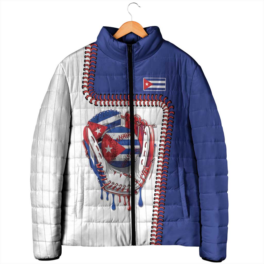 Custom Dripping Baseball Cuba Padded Jacket