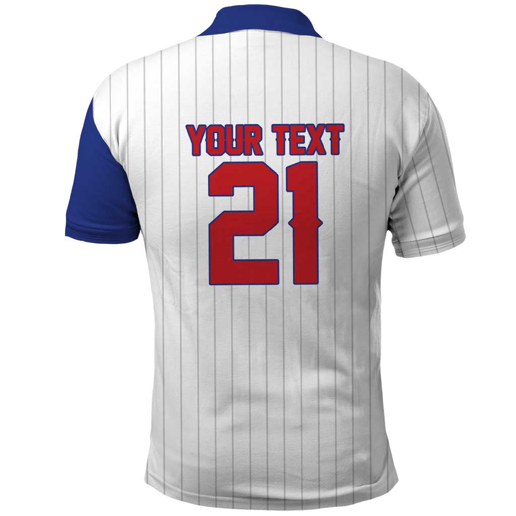 Custom Dripping Baseball Cuba Polo Shirt