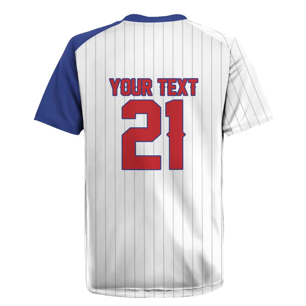 Custom Dripping Baseball Cuba Rugby Jersey