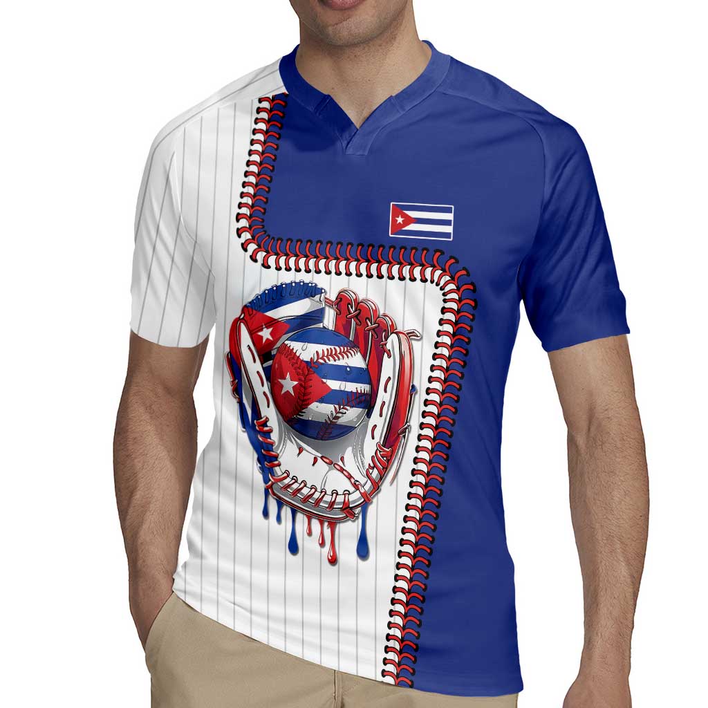 Custom Dripping Baseball Cuba Rugby Jersey