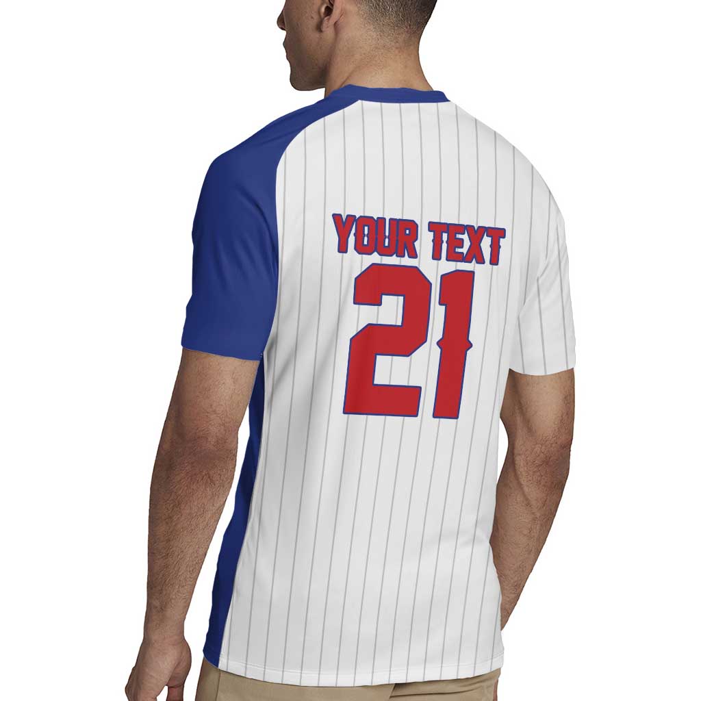 Custom Dripping Baseball Cuba Rugby Jersey