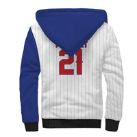Custom Dripping Baseball Cuba Sherpa Hoodie
