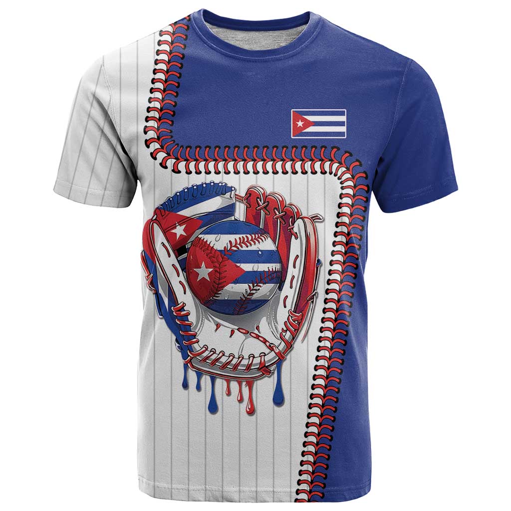 Custom Dripping Baseball Cuba T Shirt