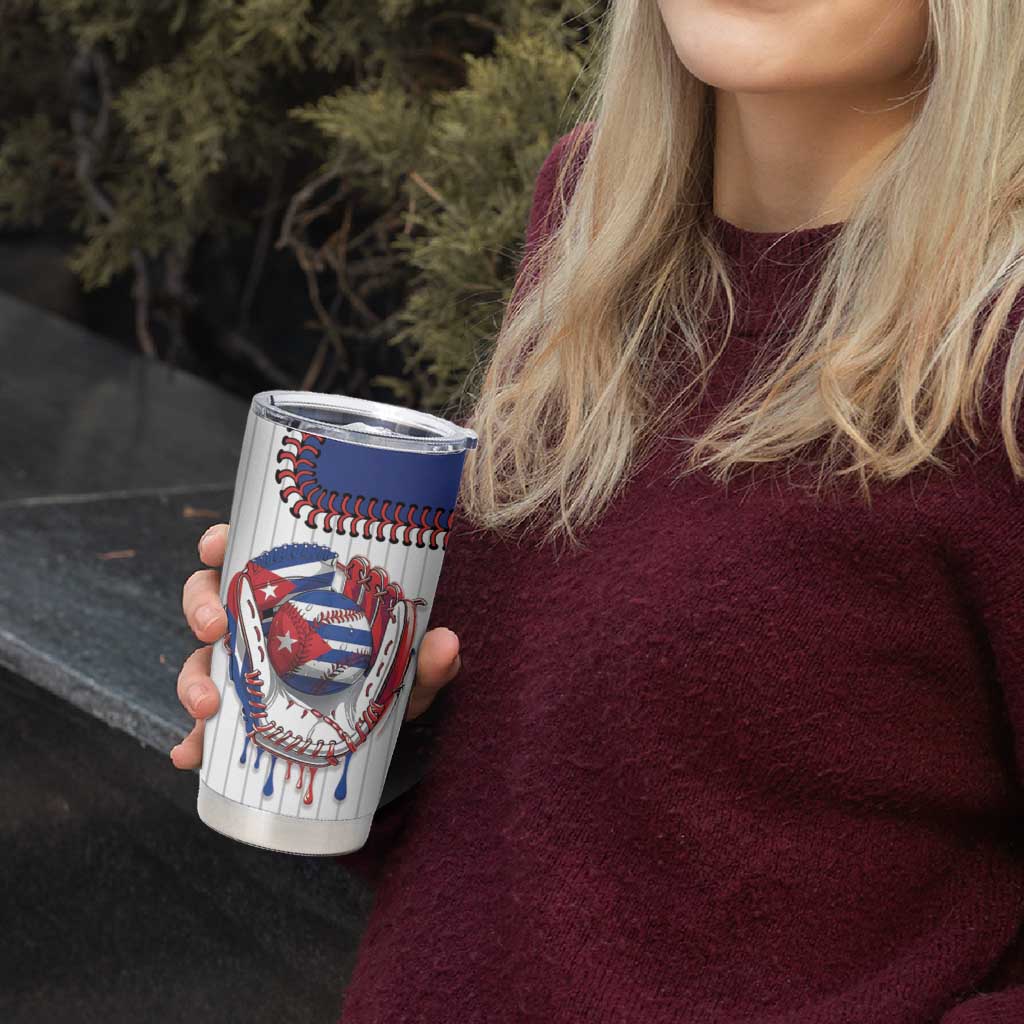 Custom Dripping Baseball Cuba Tumbler Cup