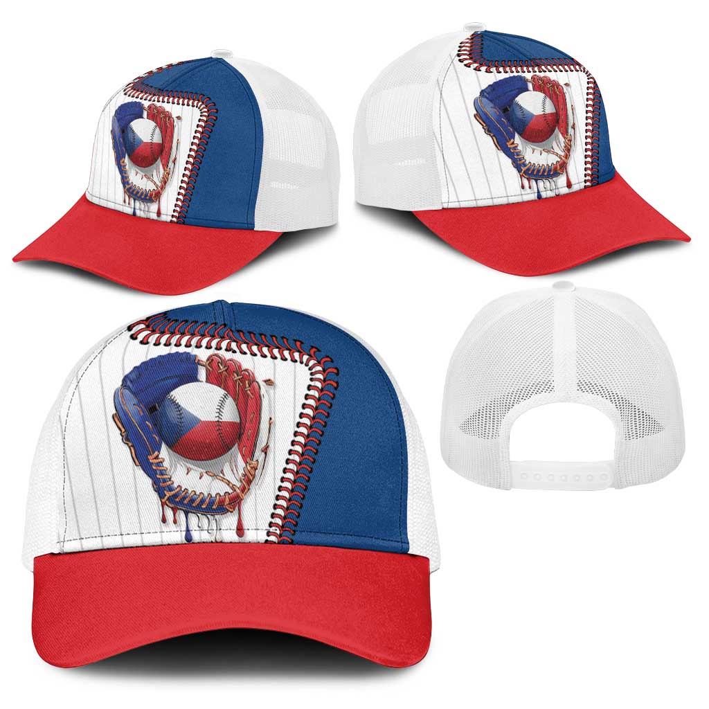 Dripping Baseball Czechia Baseball Net Cap