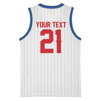 Custom Dripping Baseball Czechia Basketball Jersey