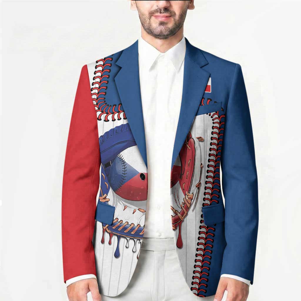 Custom Dripping Baseball Czechia Blazer