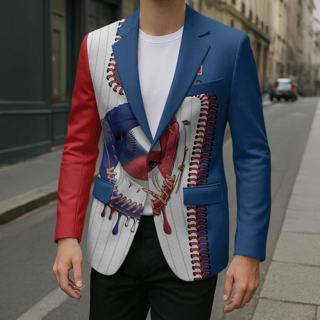 Custom Dripping Baseball Czechia Blazer