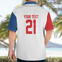 Custom Dripping Baseball Czechia Hawaiian Shirt