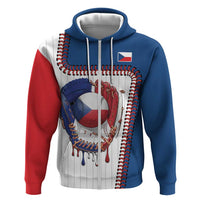 Custom Dripping Baseball Czechia Hoodie