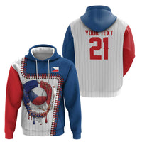 Custom Dripping Baseball Czechia Hoodie