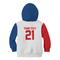 Custom Dripping Baseball Czechia Kid Hoodie