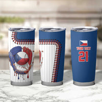 Custom Dripping Baseball Czechia Tumbler Cup