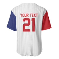 Custom Dripping Baseball Dominican Republic Baseball Jersey