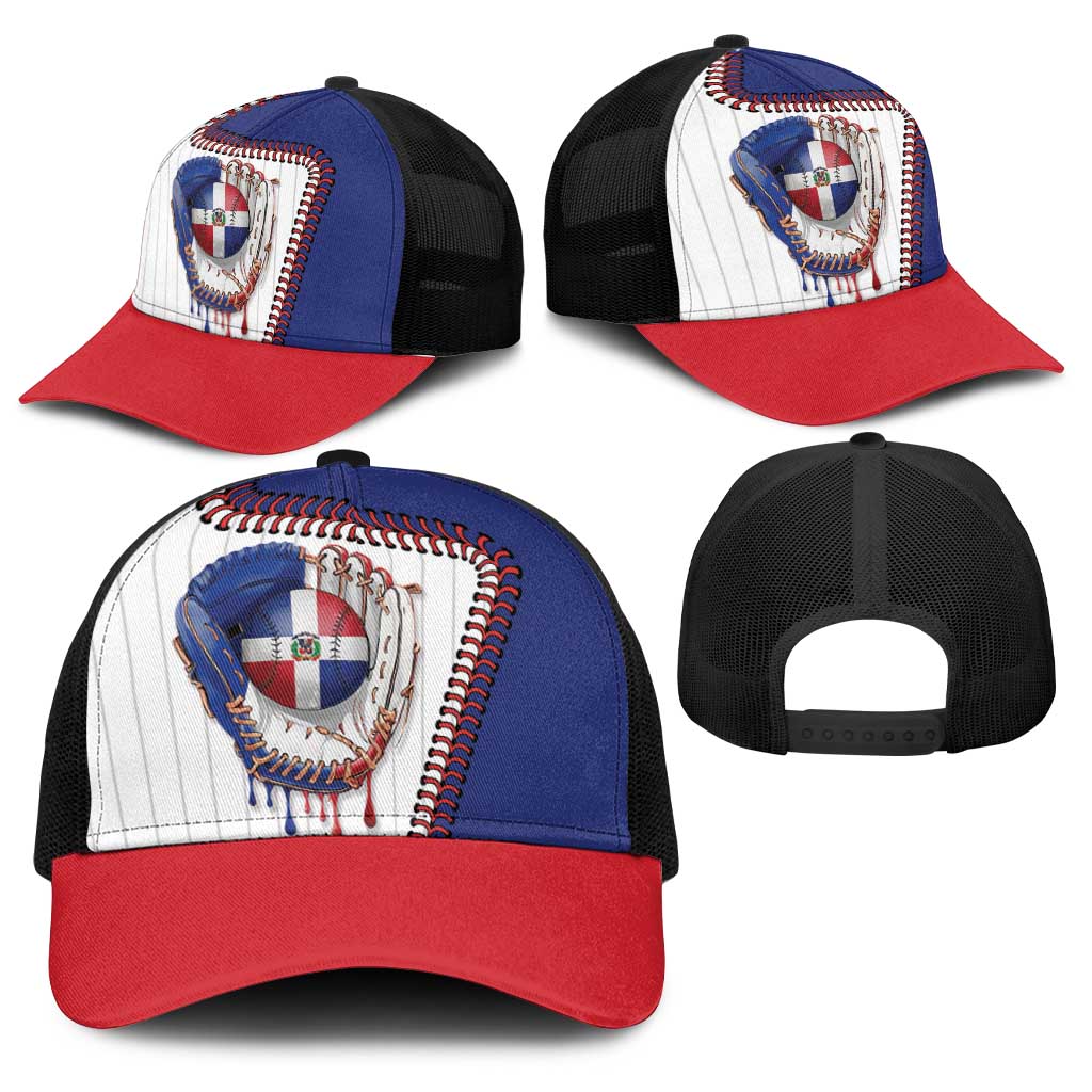 Dripping Baseball Dominican Republic Baseball Net Cap