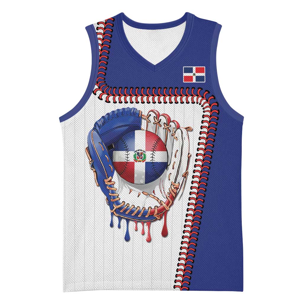 Custom Dripping Baseball Dominican Republic Basketball Jersey