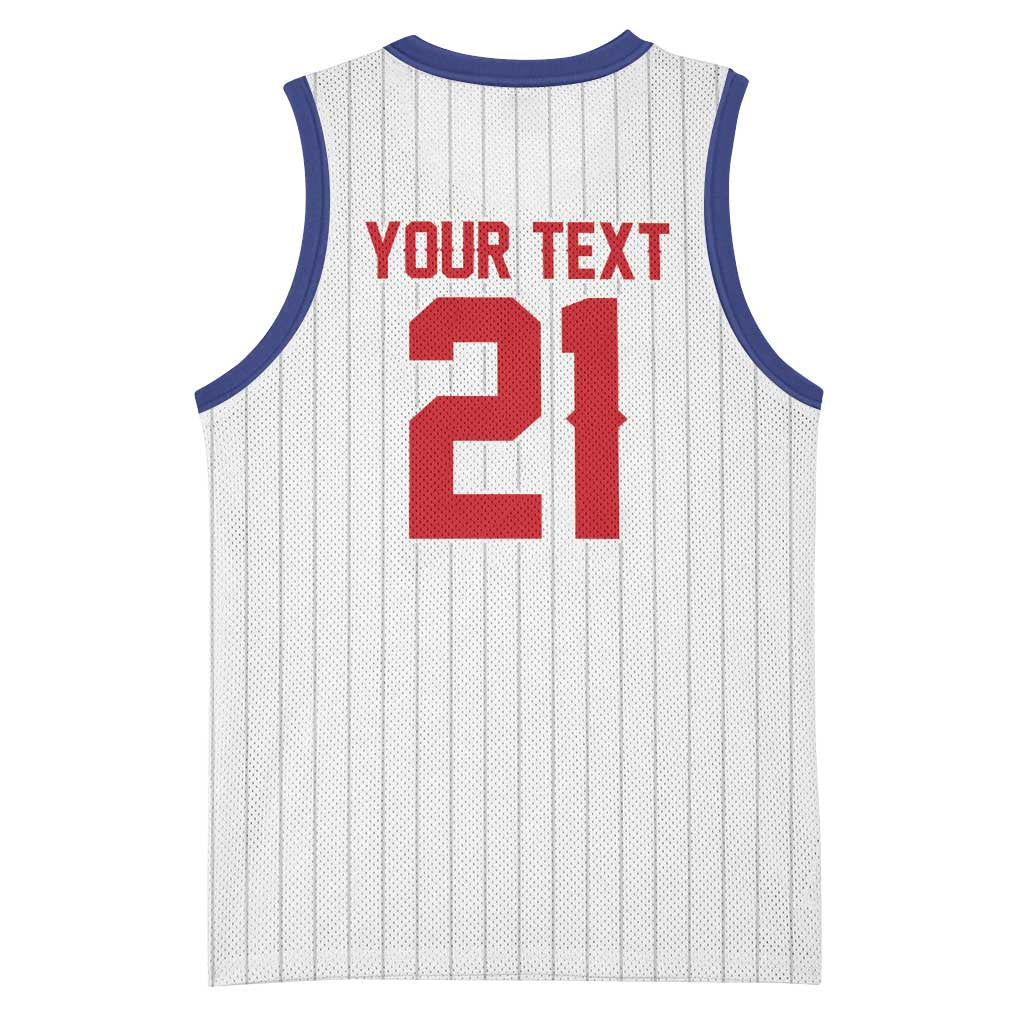 Custom Dripping Baseball Dominican Republic Basketball Jersey