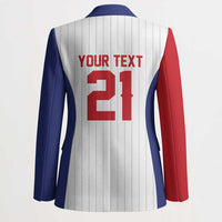Custom Dripping Baseball Dominican Republic Blazer