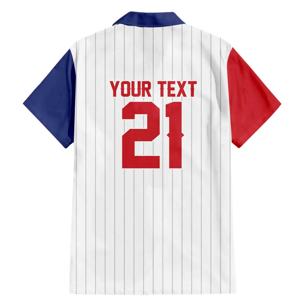 Custom Dripping Baseball Dominican Republic Hawaiian Shirt