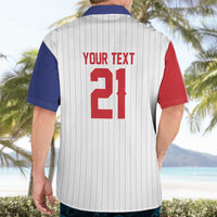 Custom Dripping Baseball Dominican Republic Hawaiian Shirt