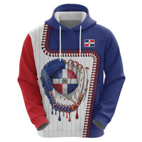 Custom Dripping Baseball Dominican Republic Hoodie