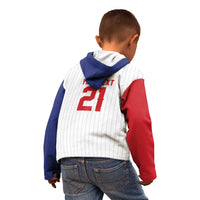 Custom Dripping Baseball Dominican Republic Kid Hoodie