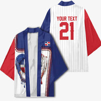 Custom Dripping Baseball Dominican Republic Kimono