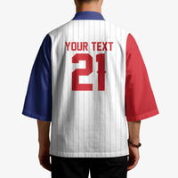 Custom Dripping Baseball Dominican Republic Kimono