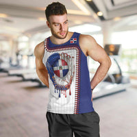 Custom Dripping Baseball Dominican Republic Men Tank Top