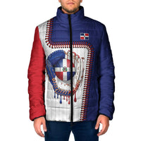 Custom Dripping Baseball Dominican Republic Padded Jacket