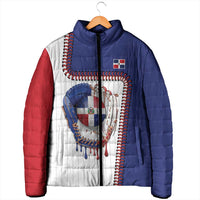 Custom Dripping Baseball Dominican Republic Padded Jacket