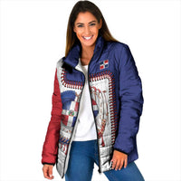 Custom Dripping Baseball Dominican Republic Padded Jacket
