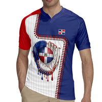 Custom Dripping Baseball Dominican Republic Rugby Jersey