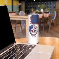 Custom Dripping Baseball Dominican Republic Skinny Tumbler