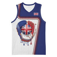 Custom Dripping Baseball Great Britain Basketball Jersey