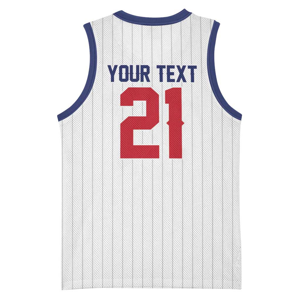 Custom Dripping Baseball Great Britain Basketball Jersey