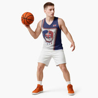Custom Dripping Baseball Great Britain Basketball Jersey