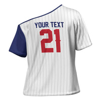 Custom Dripping Baseball Great Britain Cross Shoulder Shirt