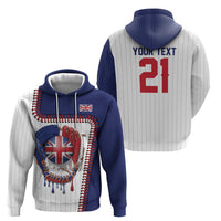 Custom Dripping Baseball Great Britain Hoodie